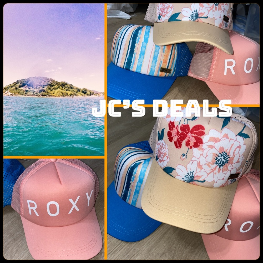 🌴 roxy women’s wave machines hat bundle 🌴
